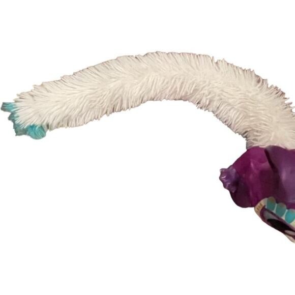 Mattel Lil' Gleemerz Loomur Purple Interactive 5" Furry Pet Talks Light Up Tail - Picture 5 of 7